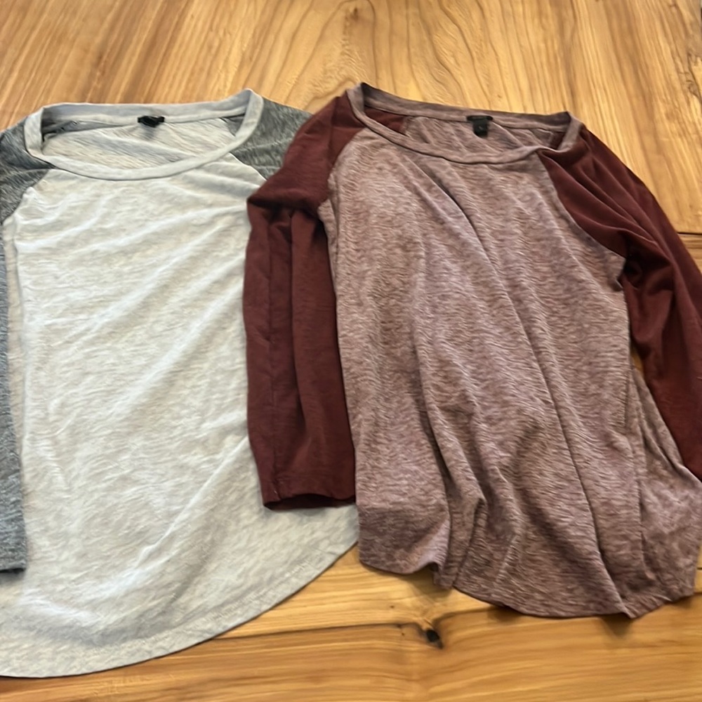 JCrew Baseball Shirts Set of 2